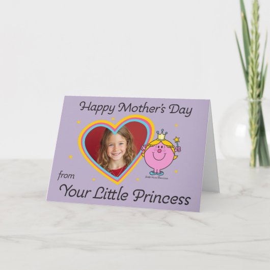 Kleine Prinses | Gelukkige Moederdag Kaart (Voorkant)