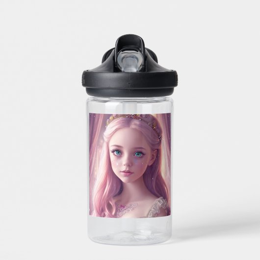  kleine prinses gepersonaliseerd waterfles (Voorkant)