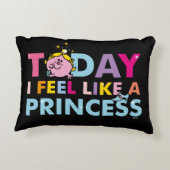 Kleine Prinses | Ik voel me een prinses Decoratief Kussen (Achterkant)