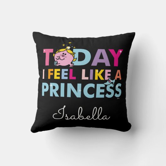 Kleine Prinses | Ik voel me een prinses Kussen (Achterkant)