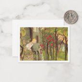 Kleine prinses in het bos notitiekaartje (Voorkant / Achterkant in situ)