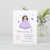 Kleine prinses kaart (Staand voorkant)