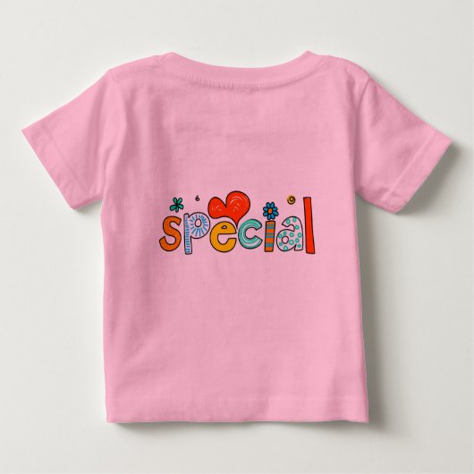 Kleine Prinses Kinder T-Shirt (Achterkant)