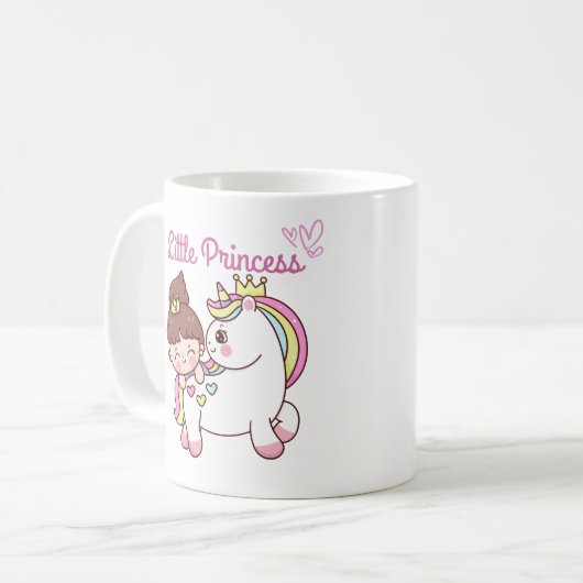 Kleine prinses koffiemok (Voorkant links)