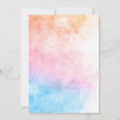 Kleine prinses koninklijke viering waterverf uitno kaart (Achterkant)