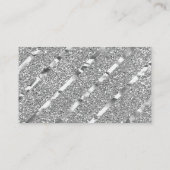 Kleine Prinses Luier Raffle Ticket, Faux Glitter Informatiekaartje (Achterkant)