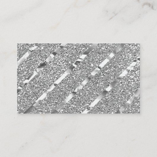 Kleine Prinses Luier Raffle Ticket, Faux Glitter Informatiekaartje (Achterkant)