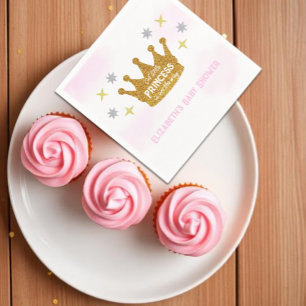 Kleine Prinses Meisje Baby Shower Servet