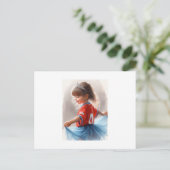 Kleine Prinses Met Tiara, Briefkaart (Staand voorkant)