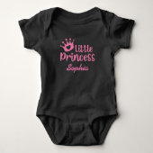 Kleine prinses. Naam personaliseren Romper (Voorkant)