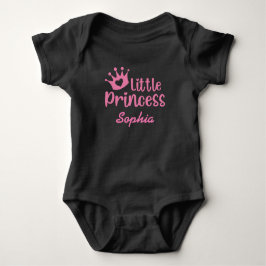 Kleine prinses. Naam personaliseren Romper