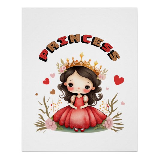 Kleine prinses perfect poster (Voorkant)