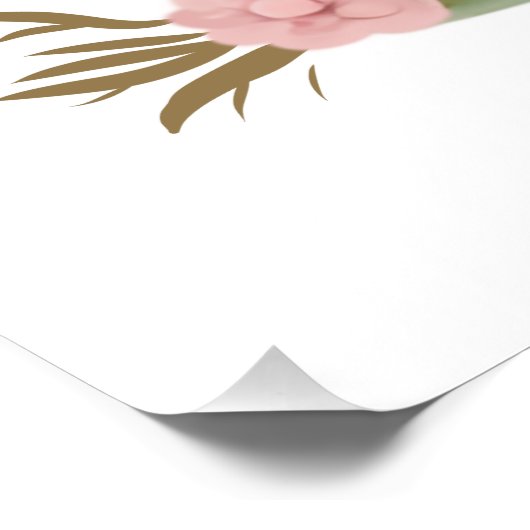 Kleine prinses perfect poster (Hoek)