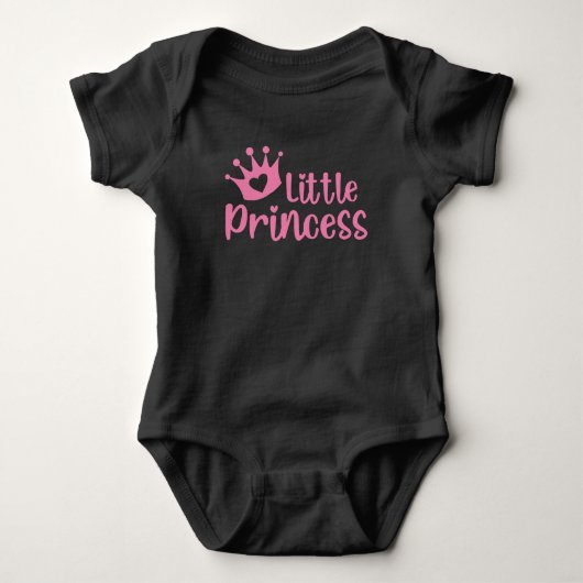 Kleine prinses. Persoonlijke baby-body Romper (Voorkant)