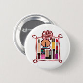 Kleine prinses. ronde button 5,7 cm (Voorkant /achterkant)