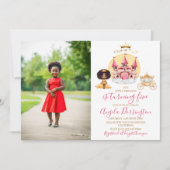 Kleine prinses royale viering 5 aquarel kaart (Voorkant)