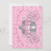 Kleine prinses, roze babyschoentjes kaart (Achterkant)