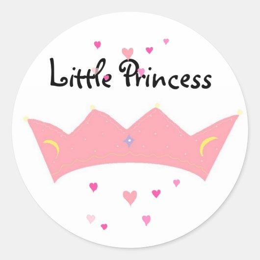 Kleine Prinses - stickers (Voorkant)