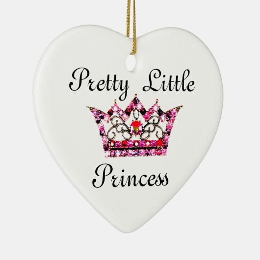 " kleine prinses" Tiara Ornament (Rechts)
