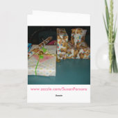 Kleine Prinses, Verjaardag, FIJNE VERJAARDAG, KLEI Kaart (Achterkant)