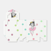 kleine prinses verjaardagsgunst box ballari bedankdoosjes (Uitgevouwen)