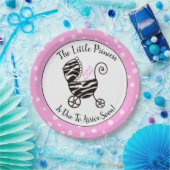 Kleine prinses - "Waar is mijn Tiara?" douchen Papieren Bordje (Feest)