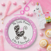 Kleine prinses - "Waar is mijn Tiara?" douchen Papieren Bordje (Feest)