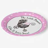 Kleine prinses - "Waar is mijn Tiara?" douchen Papieren Bordje (Gekanteld)