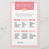 Kleine prinses wat is er in je Purse Game? Briefpapier (Voorkant)