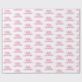 Kleine Prinses Wrapping Paper Roll Cadeaupapier (Vlak)