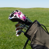Kleine prinses zwarte en witte mooie Butterflies Golfheadcover (Insitu)