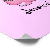 Kleine prinseskamer (blond haar) poster (Hoek)
