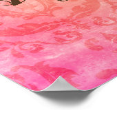 Kleine Prinsessenkunst aan de muur Poster (Hoek)