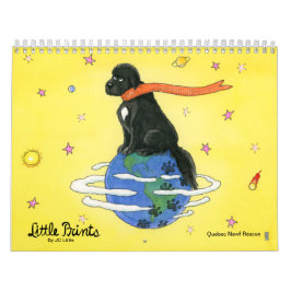 Kleine Prints - Funny Newfoundland Dog Calendar Kalender