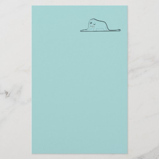 Kleine printtekenbenodigdheden briefpapier (Voorkant)