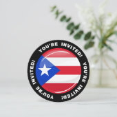 Kleine Puerto Ricaanse vlag Kaart (Staand voorkant)