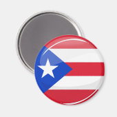 Kleine Puerto Ricaanse vlag Magneet (Voorkant / Achterkant)