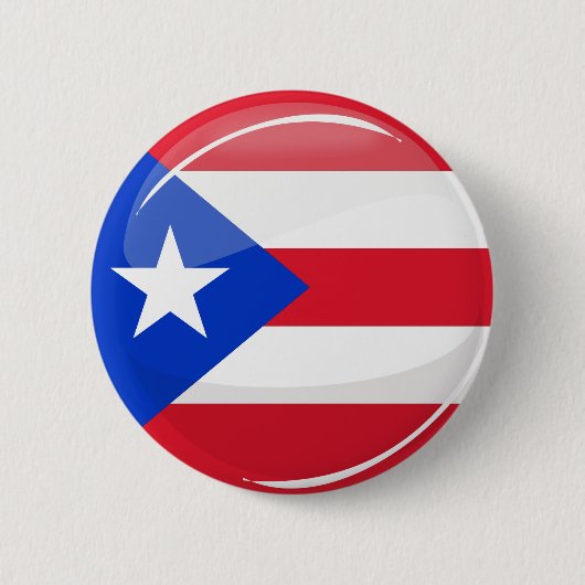Kleine Puerto Ricaanse vlag Ronde Button 5,7 Cm (Voorkant)