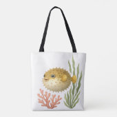 Kleine puf van persoonlijkheid tote bag (Achterkant)