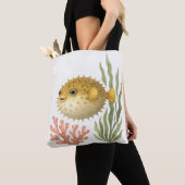 Kleine puf van persoonlijkheid tote bag (Dichtbij)