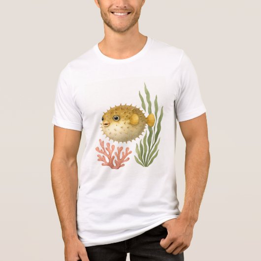 Kleine puf van persoonlijkheid Tri-Blend shirt (Voorkant)