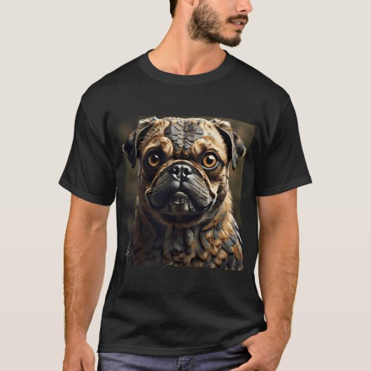 Kleine Puggy Raptor T-shirt (Voorkant)