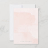 Kleine PUMPKIN BABY SHOWER INVITATIONS Aankondiging (Achterkant)