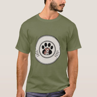 kleine pup grote avontuur t-shirt