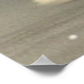 Kleine puppy bruin en wit poster (Hoek)