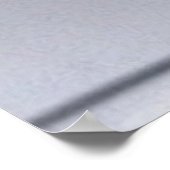 Kleine puppy dog donkerbruin en wit poster (Hoek)