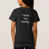 Kleine puppy mijn beste vriend t-shirt (Achterkant)