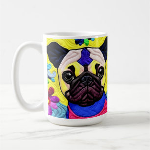 Kleine puppy Quilly als design Koffiemok