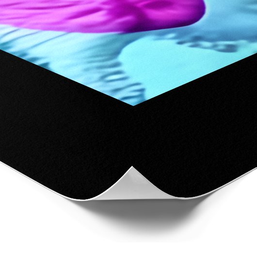 Kleine puppy Quilly als design Poster (Hoek)