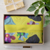 Kleine puppy Quilly als design Tissuepapier (Geschenk)